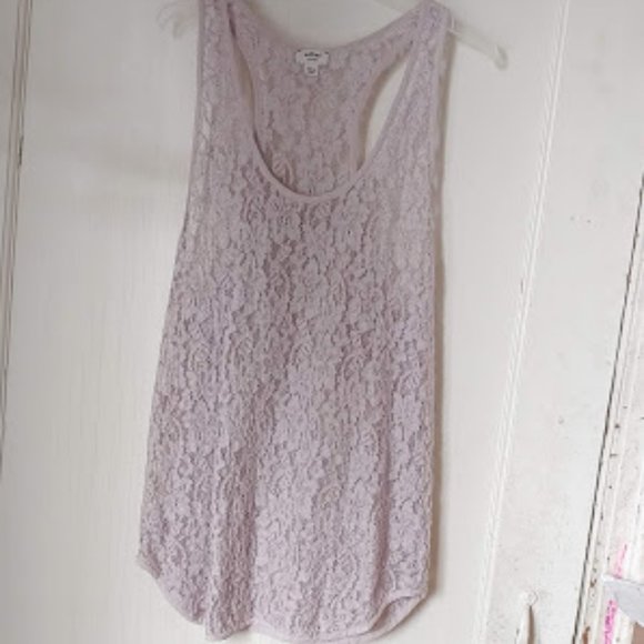 Aritzia Wilfred Madeline Lace Tank Top GUC - Picture 2 of 4